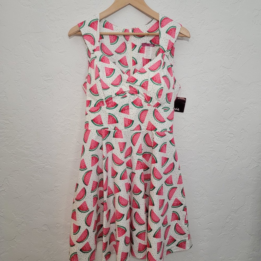 Pinup! Modcloth Watermelon Sundress NWT 50's vintage style ixia brand